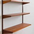One bay teak wall unit modular shelving system by Kai Kristiansen for FM Mobler Denmark s