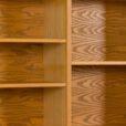 oak bookcase in a set with pieces of furniture