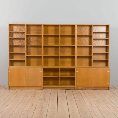 22275 oak bookcase in a set with 6 pieces of furniture-4 oak bookcase in a set with pieces of furniture