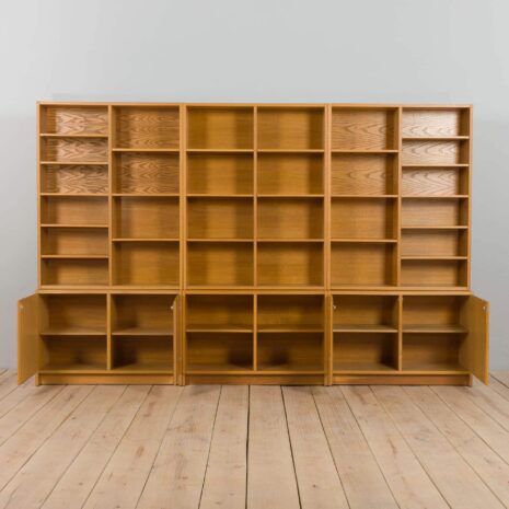 22275 oak bookcase in a set with 6 pieces of furniture-5 oak bookcase in a set with pieces of furniture