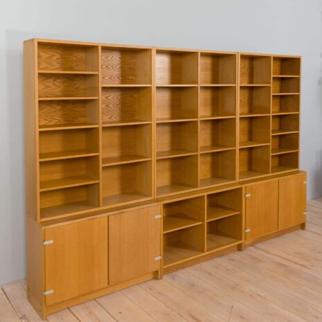 22275 oak bookcase in a set with 6 pieces of furniture-8 oak bookcase in a set with pieces of furniture