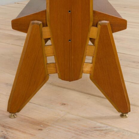 22276 one bay free standing teak wall unit-15 one bay free standing teak wall unit