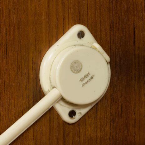 22276 one bay free standing teak wall unit-24 one bay free standing teak wall unit