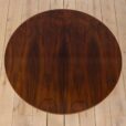 Kai Kristiansen rosewood round extension table with leaves denmark s