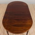 Kai Kristiansen rosewood round extension table with leaves denmark s