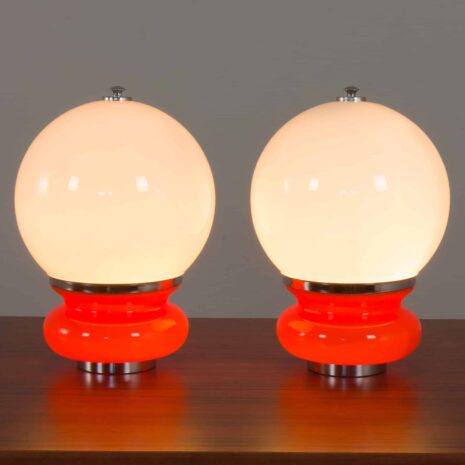 22281 para lamp mazzega-2 a pair of mazzega lamps