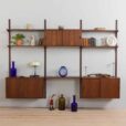 Hansen Guldborg rosewood three bay wall unit
