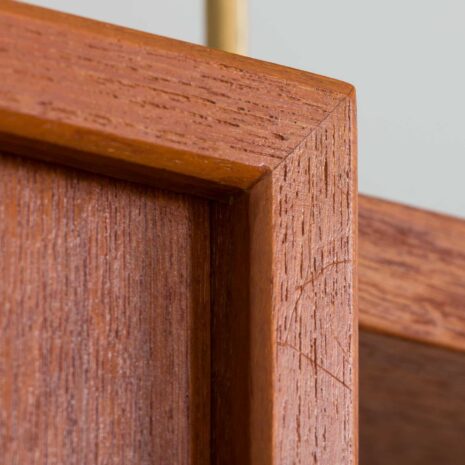 22316 Mid century Two bay teak wall unit w 2 cabinets in Cadovius style for Cado, Denmark 1960s-20 Mid century Two bay teak wall unit w cabinets in Cadovius style for Cado Denmark s