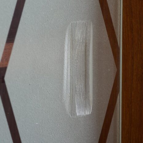 22317 Three bay modular teak wall unit w. 3 cabinets and 9 shelves in CADO Cadovius style, Denmark 1960s-16 Three bay modular teak wall unit w