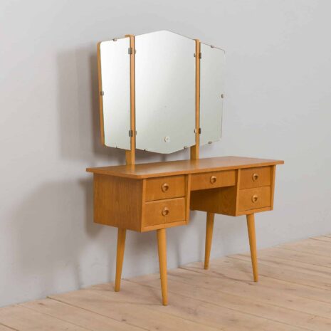22322 wolnostojąca toaletka dębowa-3 freestanding oak dressing table