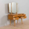 freestanding oak dressing table