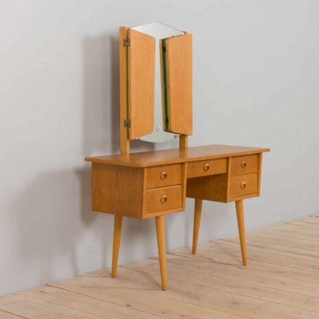 22322 wolnostojąca toaletka dębowa-6 freestanding oak dressing table