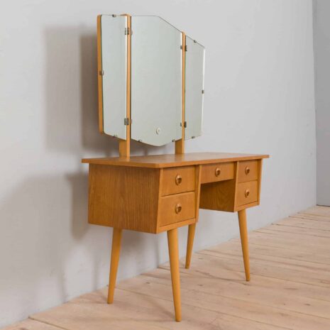 22322 wolnostojąca toaletka dębowa-9 freestanding oak dressing table