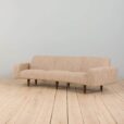 Banana curved sofa model by Illum Wikkelso for Aarhus Polstermobelfabrik Newly upholstered