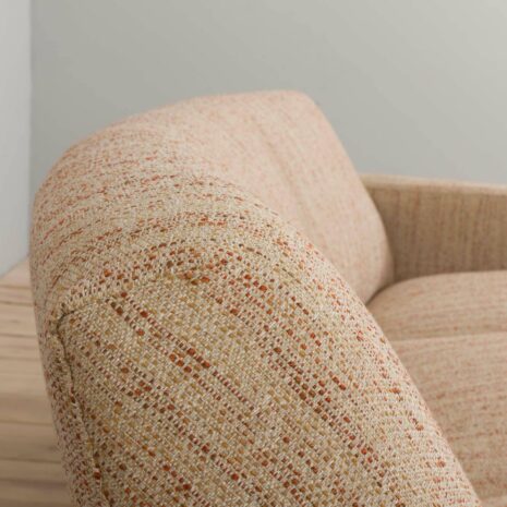 22133 _Banana_ canapé courbe modèle 450 par Illum Wikkelsø pour Aarhus Polstermøbelfabrik, Nouvellement tapissé-11 Banana curved sofa model by Illum Wikkelso for Aarhus Polstermobelfabrik Newly upholstered