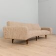 Banana curved sofa model by Illum Wikkelso for Aarhus Polstermobelfabrik Newly upholstered