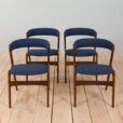 set of teak fire chairs by Kai kristansen