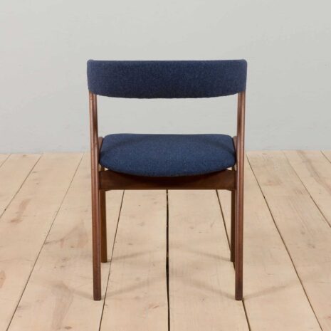 22214 set of 4 teak fire chairs by Kai kristansen-7 set of teak fire chairs by Kai kristansen