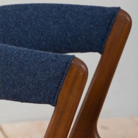 22214 set of 4 teak fire chairs by Kai kristansen-9 set of teak fire chairs by Kai kristansen