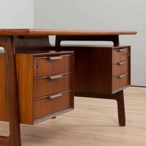 22241 Gunni Oman Junn biurko z drewna różanego model 75-18 Gunni Oman Junn rosewood desk model