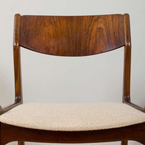 22246 set of 4 Rosewood Dining Chairs by P.E. Jorgensen-14 set of Rosewood Dining Chairs by P