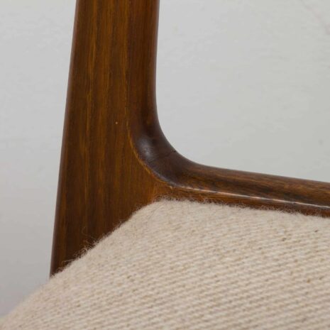 22246 set of 4 Rosewood Dining Chairs by P.E. Jorgensen-18 set of Rosewood Dining Chairs by P