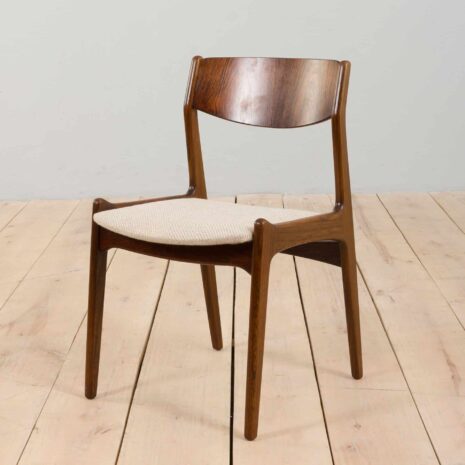 22246 set of 4 Rosewood Dining Chairs by P.E. Jorgensen-7 set of Rosewood Dining Chairs by P