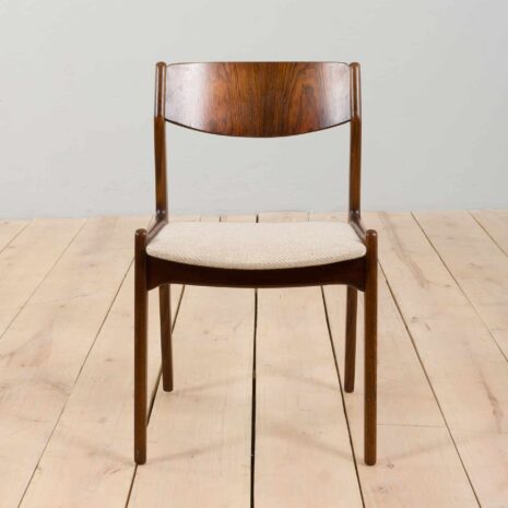 22246 set of 4 Rosewood Dining Chairs by P.E. Jorgensen-8 set of Rosewood Dining Chairs by P