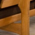 Hans Wegner GE oak  seater sofa