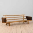 Hans Wegner GE oak  seater sofa
