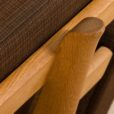 Hans Wegner GE oak  seater sofa