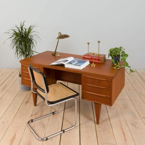 teak office desk