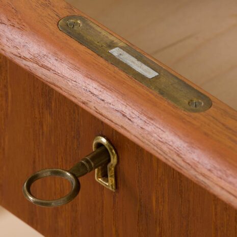 22280 teak office desk-14 teak office desk