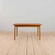 Rectangular teak dining table with hidden extensions Denmark s
