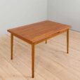 Rectangular teak dining table with hidden extensions Denmark s