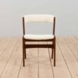 Kai Kristiansen fire accent chair reupholstered in boucle fabric Denmark s