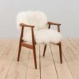 teak chair w skore barana