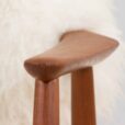 teak chair w skore barana