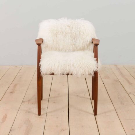 22310 teak chair - w skórę barana-2 teak chair w skore barana