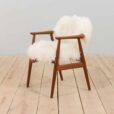teak chair w skore barana