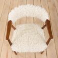 teak chair w skore barana