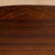 Vintage Danish round extension table in rosewood by Kai Kristiansen with additional leaves s in Vodder style