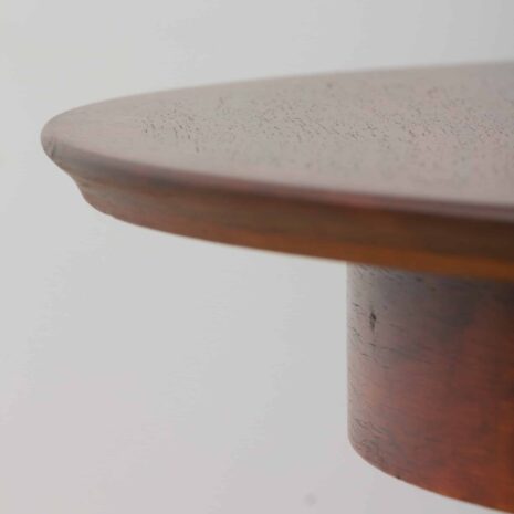 22326 Vintage duński okrągły stół z drewna różanego Kai Kristiansen z 2 dodatkowymi liśćmi, 1970s w stylu Vodder-9 Vintage Danish round extension table in rosewood by Kai Kristiansen with additional leaves s in Vodder style