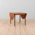 danish drop leaf teak extension table scaled