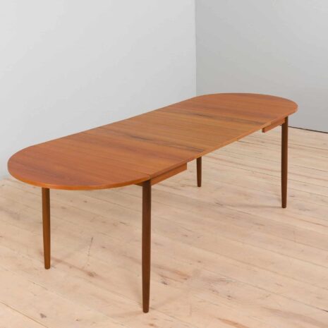 22327 danish drop leaf teak extension table-6 danish drop leaf teak extension table