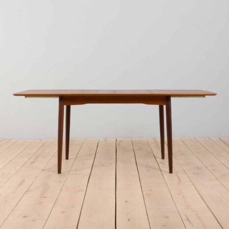 22328 duński mały trójkątny stół z drewna tekowego-8 danish small teak extension triangular table