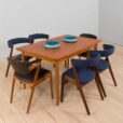 skovby large extension teak dining table