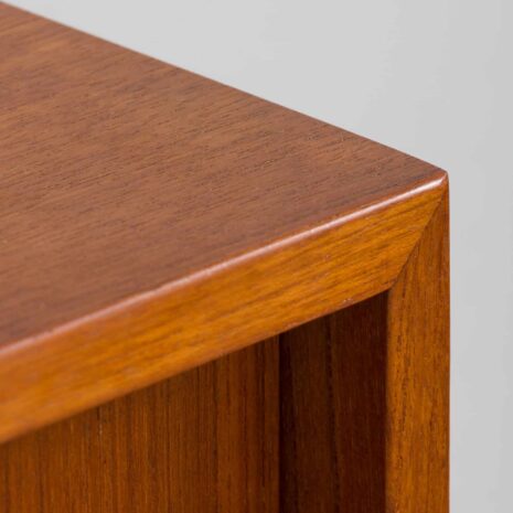 22340 Kai Kristiansen two bay teak wall unit with cabinet-17 Kai Kristiansen two bay teak wall unit with cabinet