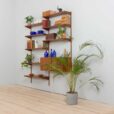 Kai Kristiansen two bay teak wall unit with cabinet