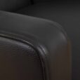 Zestaw obrotowych skórzanych foteli rozkładanych